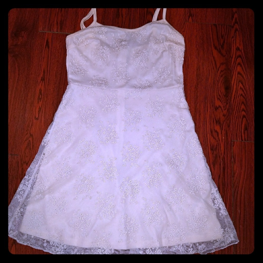 Romantic Lacy Mini Dress